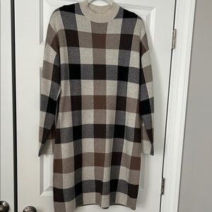 NWOT super soft sweater dress sz L LOFT
